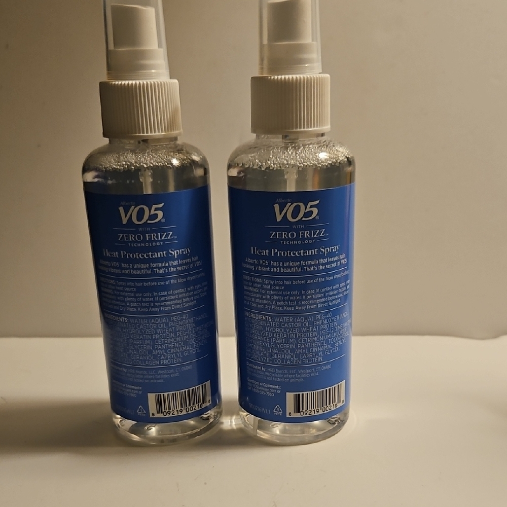 Alberto Vo5 Heat Protectant Spray Zero Frizz Technology With Biotin 5 Fl.oz. - Picture 2 of 3